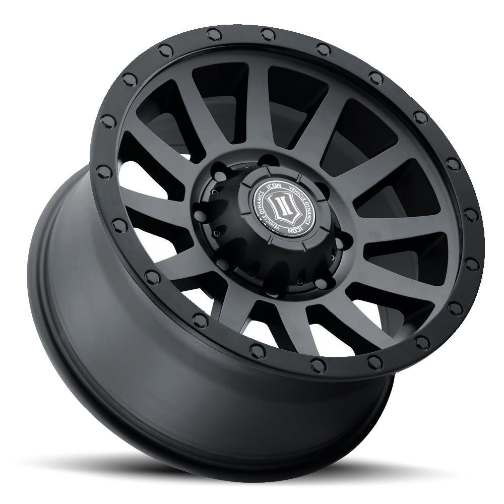 ICON Alloys Compression HD Double Black 18x9 8x180 12mm Offset 5.5" BS (2018908955DB)