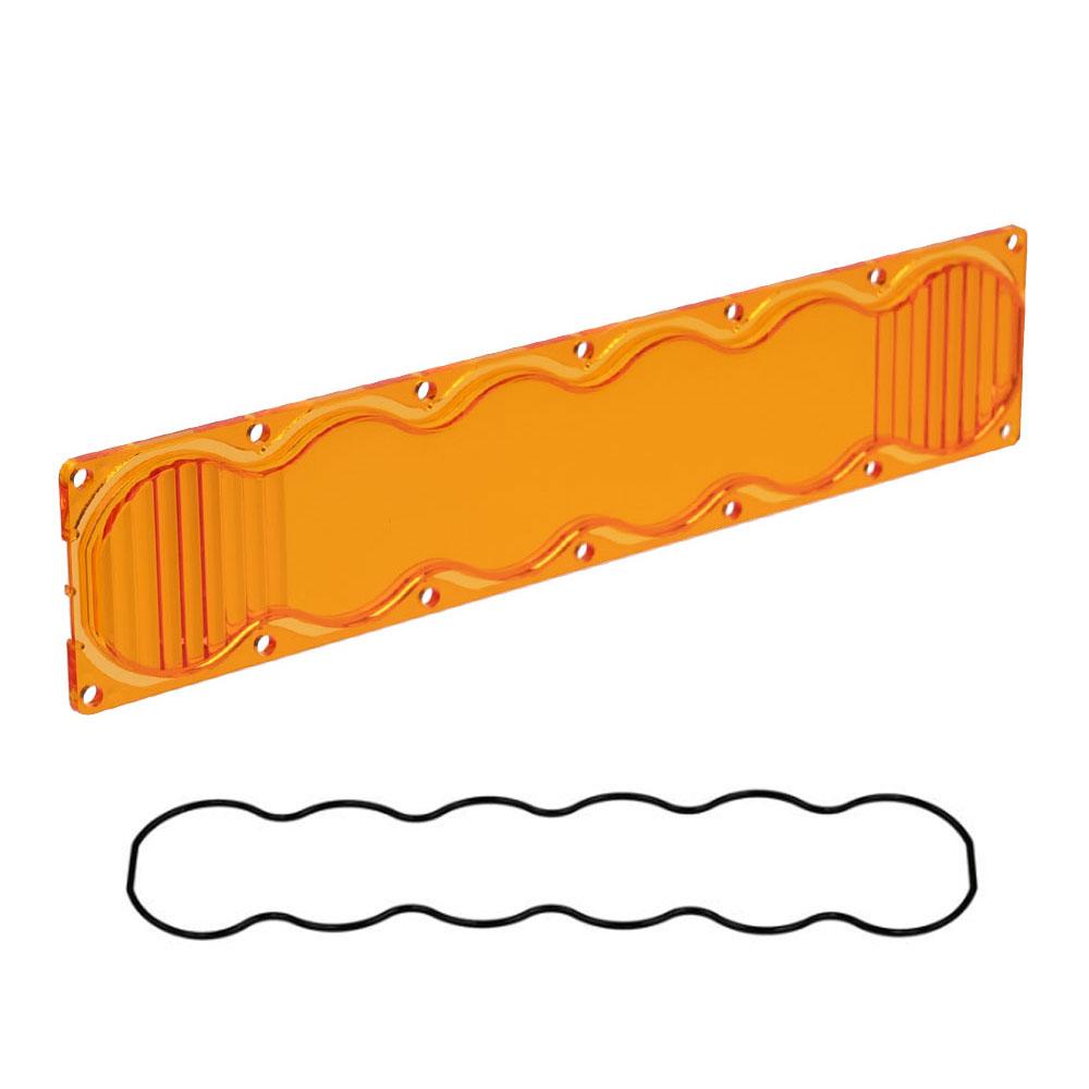 OnX6 Light Bar Lens Kit (10 Inch; Driving/Combo; Factory Amber) Baja Designs 458118