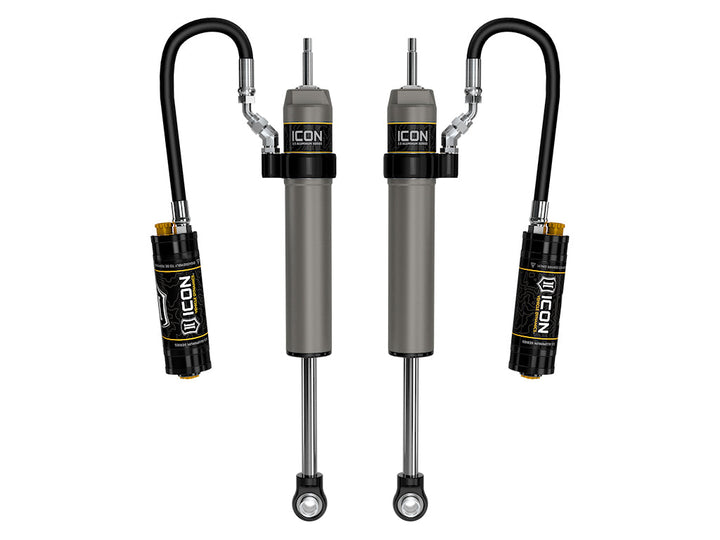 ICON 2025-2026 Toyota 4Runner 0-3" Lift Rear VS 2.5 Aluminum Shocks Remote Res w/CDCV Pair