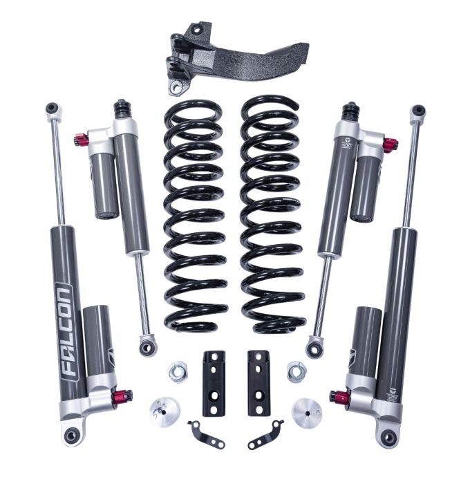 ReadyLIFT 2.5 Inch Front Lift Kit with Falcon 3.3 Shocks - 2017-2026 Ford Super Duty Diesel (46-20255)