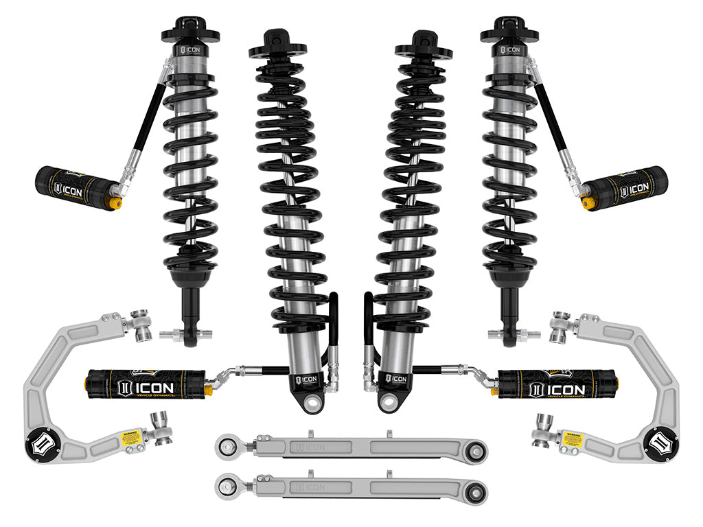 ICON 2021-2026 Ford Bronco Sasquatch 2-3" Lift Stage 6 Suspension System CDCV Billet