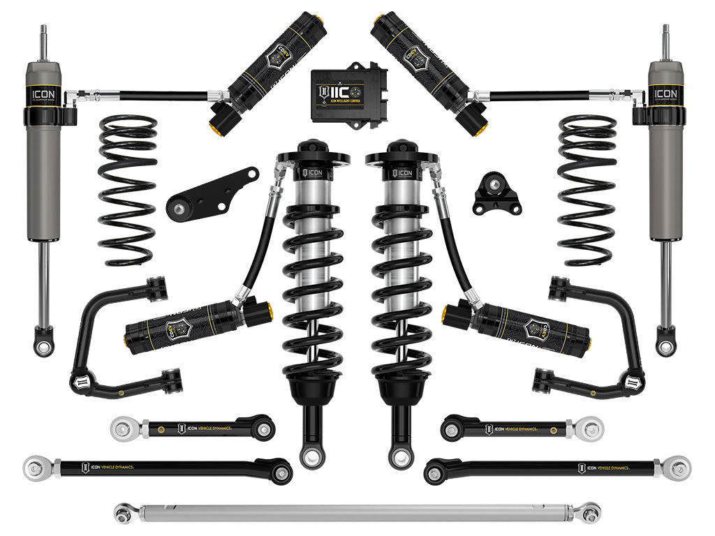 ICON 2025-2026 Toyota 4Runner 4WD Hybrid 1.75-3" Lift Stage 14 2.5 Suspension Tubular