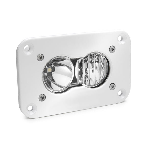 LED Work Light Flush Mount Clear Lens Driving Combo Pattern White S2 Pro Baja Designs 481003WT