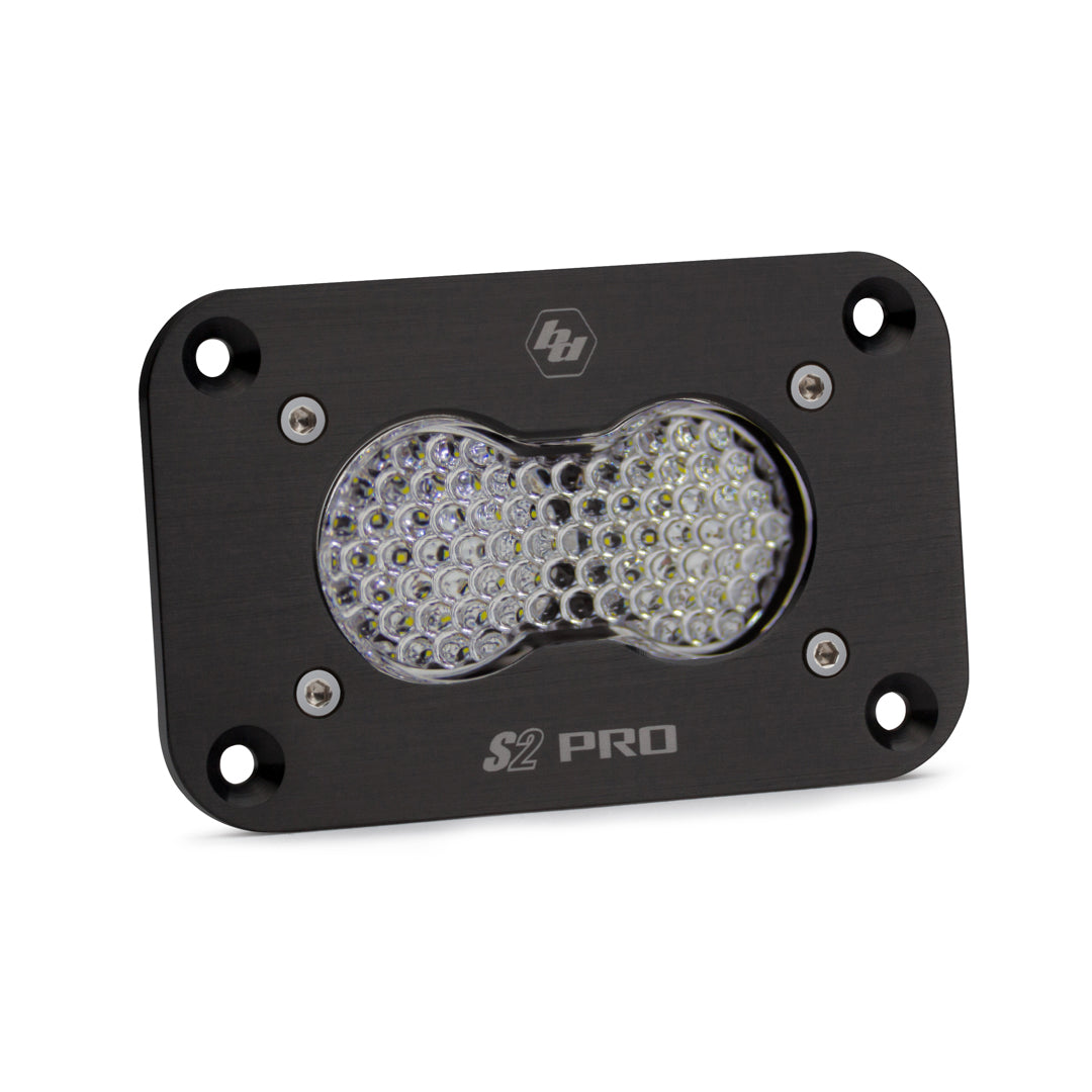 LED Work Light Flush Mount Clear Lens Work/Scene Pattern S2 Pro Baja Designs 481006