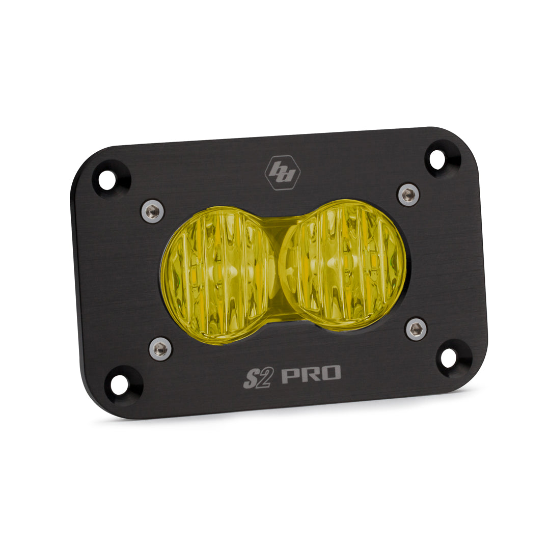 LED Wide Cornering Baja Amber Flush Mount S2 Pro Baja Designs 481015