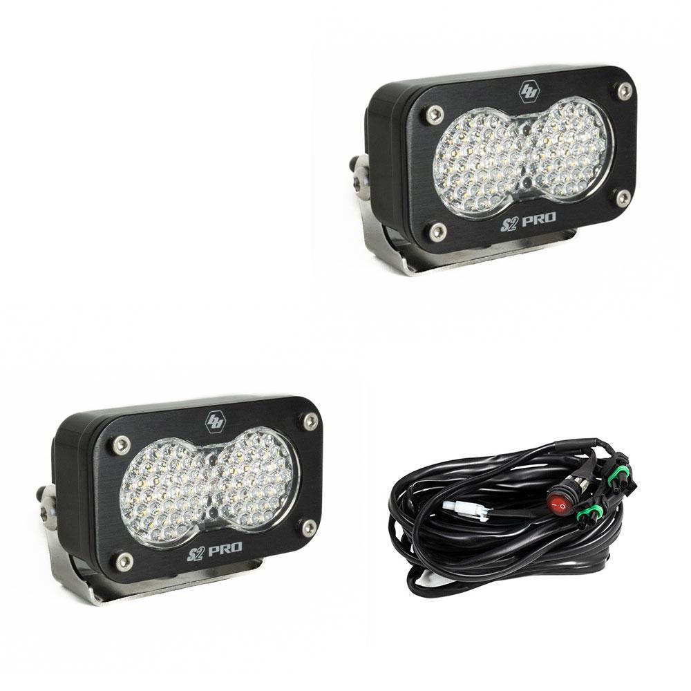 LED Light Pods Work/Scene Pattern Pair S2 Pro Series Baja Designs 487806