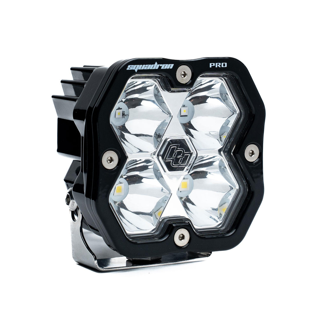 Squadron 2.0 Pro Black LED Auxiliary Light Pod Universal Clear Spot 49-0001-2