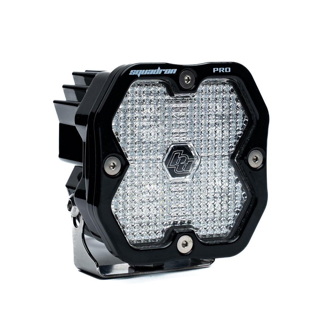 Squadron 2.0 Pro Black LED Auxiliary Light Pod Universal Clear Work/Scene 49-0006-2