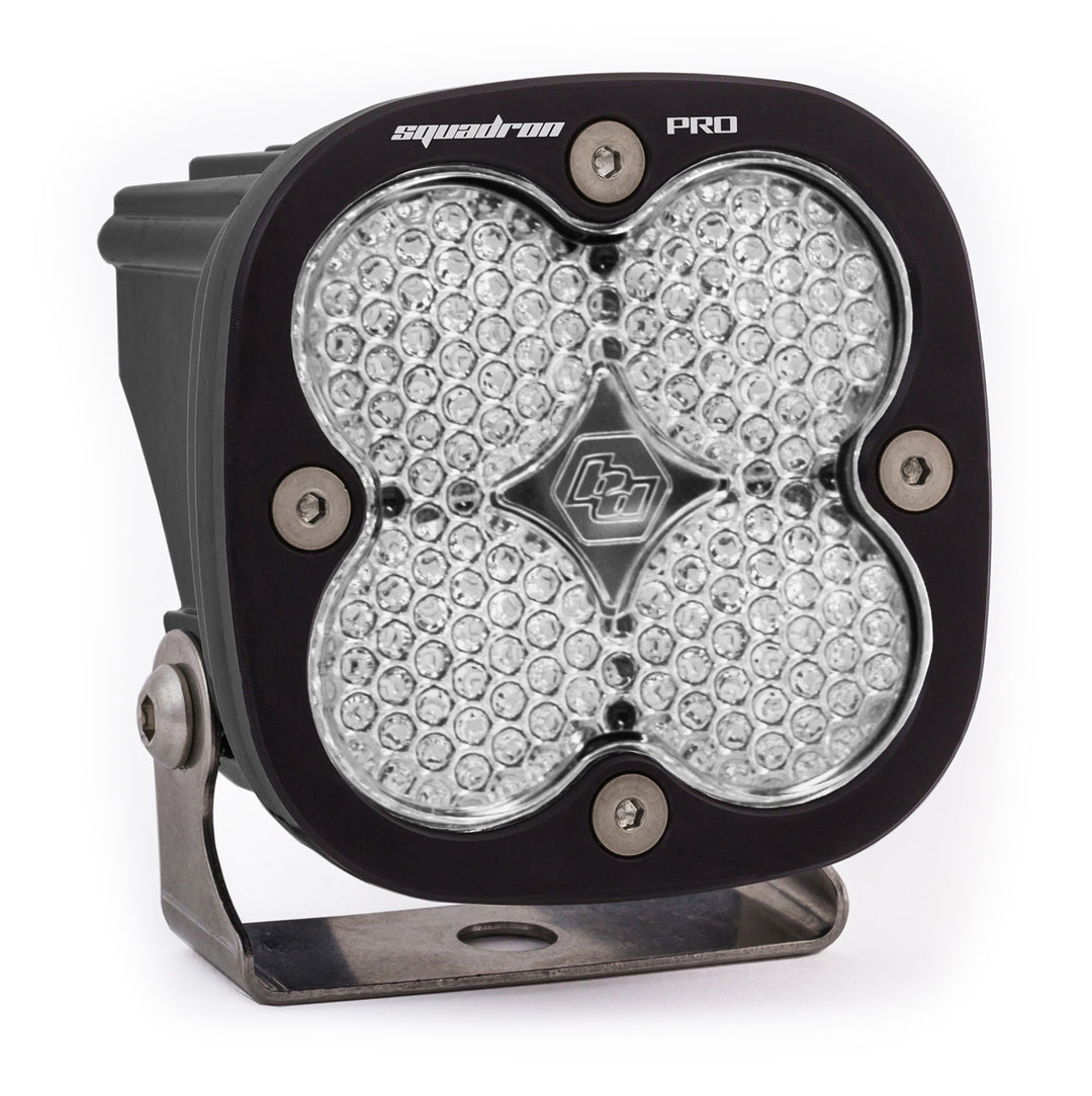 LED Light Pod Black Clear Lens Work/Scene Pattern Squadron Pro Baja Designs 490006