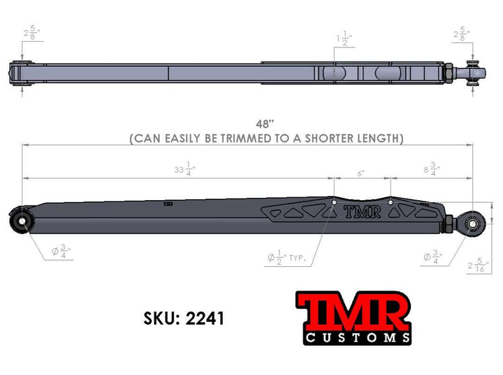 TMR Customs Competition Trailing Arms - DIY Kit