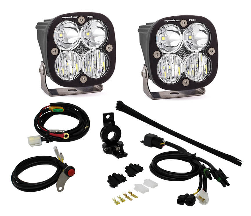 Adventure Bike LED Light Kit 7/8 inch Squadron Pro Baja Designs 497083