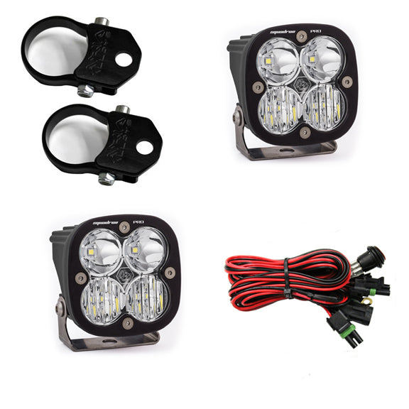 LED Light Pods Kit W/Vertical Mounts 1.75 Inch Harness Squadron Pro Baja Designs 497107