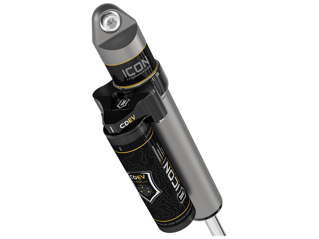 ICON 2023-2026 GMC Canyon/Chevy Colorado 0-1" Lift Rear VS 2.5 Shocks Piggyback w/CDEV Pair