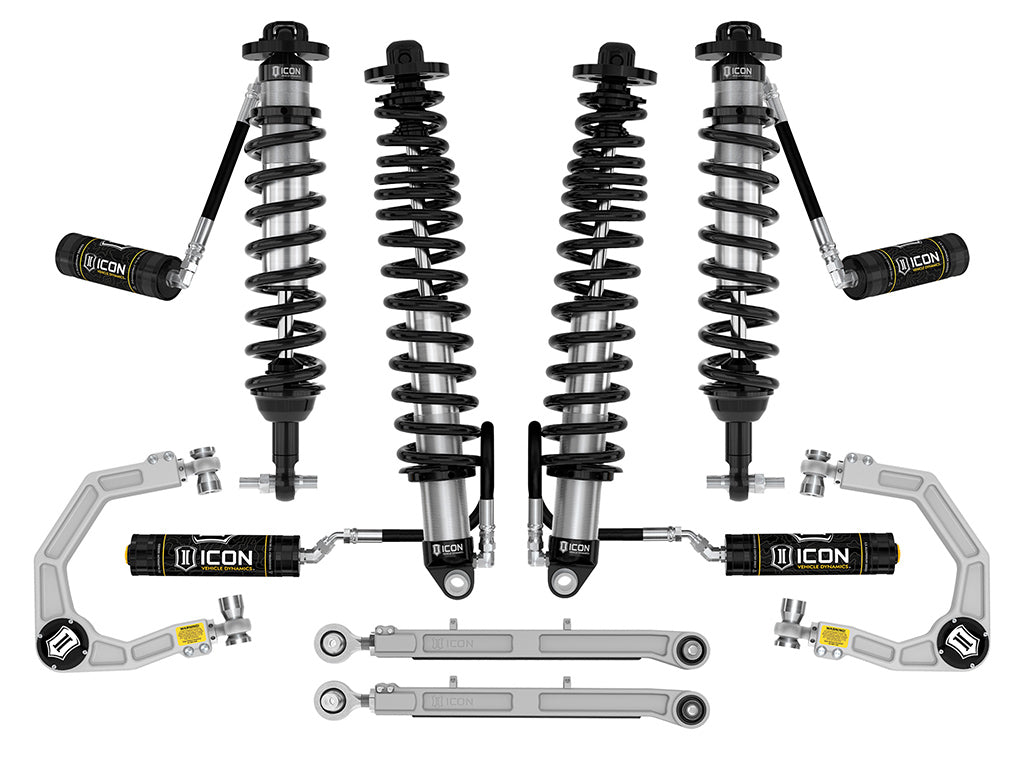 ICON 2021-2026 Ford Bronco Non-Sasquatch 3-4" Lift Stage 5 Suspension System Billet