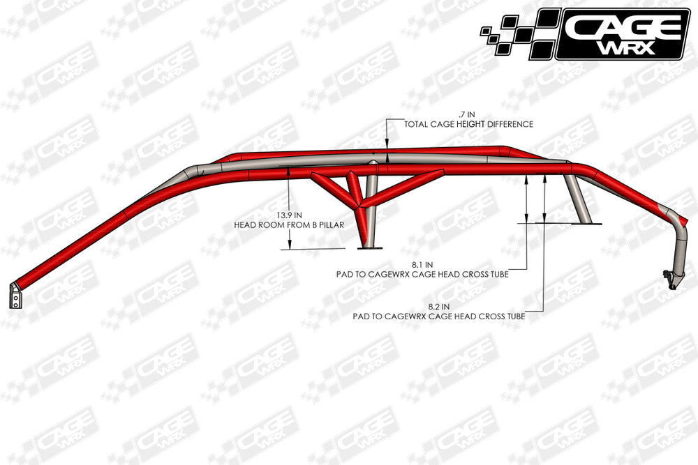 Cagewrx Can-Am Maverick R MAX Super Shorty Assembled Roll Cage | image 2