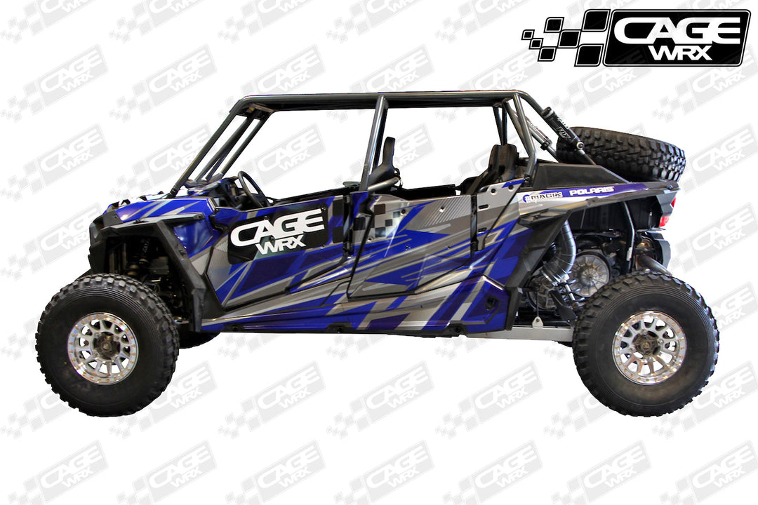 Cagewrx Polaris RZR XP4 / XP4 Turbo (2014-2018) Baja Spec Roll Cage Kit | image 7