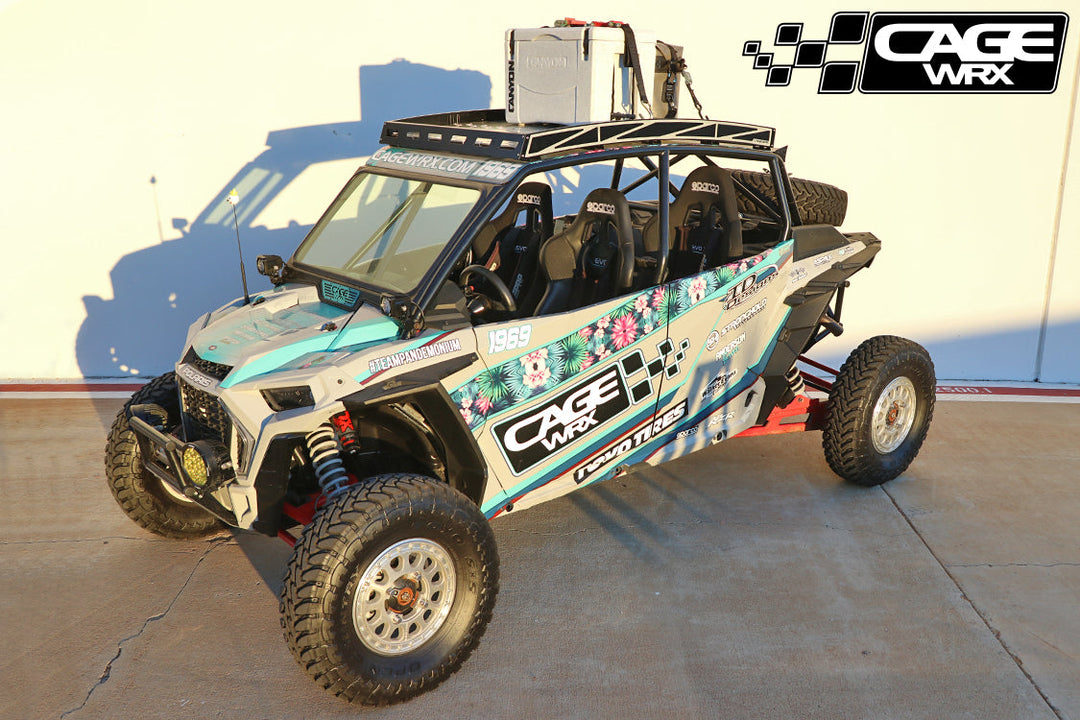 Cagewrx RZR XP4 / XP4 Turbo / XP Turbo S4 Super Shorty Roof Rack Assembled | image 6