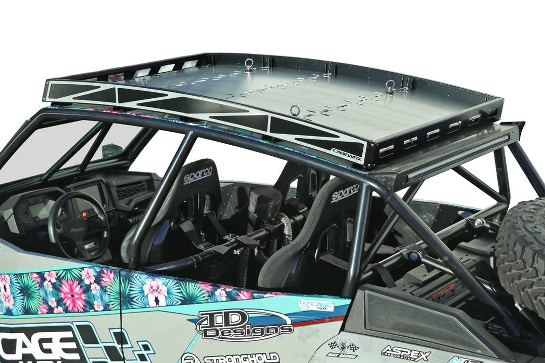 Cagewrx RZR XP4 / XP4 Turbo / XP Turbo S4 Super Shorty Roof Rack Assembled