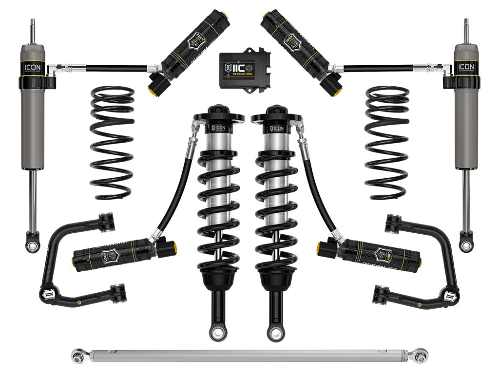 ICON 2025-2026 Toyota 4Runner 2WD 1.25-3" Lift Stage 12 Suspension System Tubular