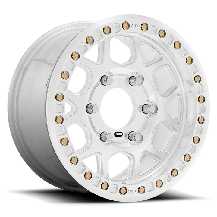 KMC KM444 Mesa Forged Beadlock Wheel - Raw Machined
