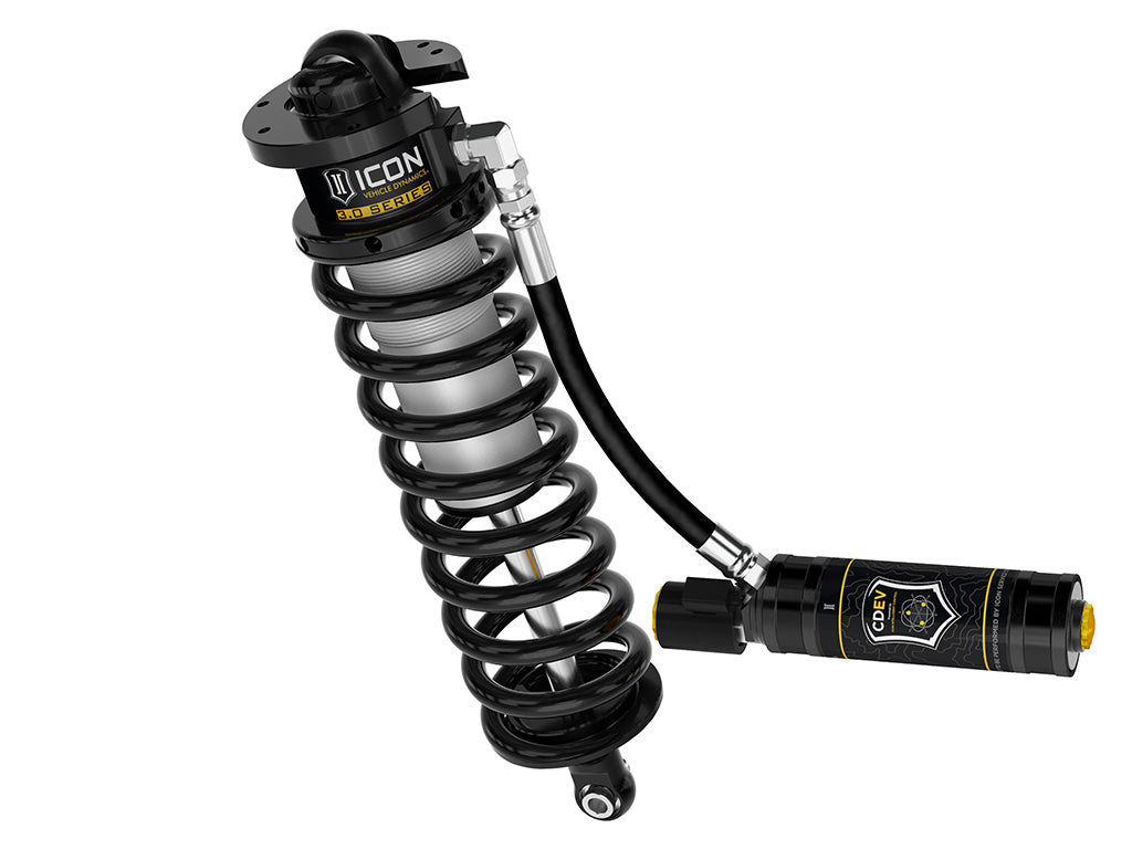 ICON 2017-2026 Ford F-250/350 Super Duty 4WD 2.5-3" Lift VS 3.0 Coilover Conversion Remote Res w/CDEV w/Caster Cams