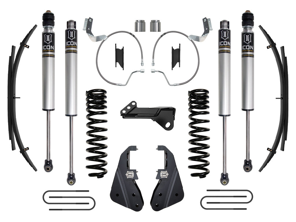 ICON 2023-2026 Ford F-250/350 Super Duty 4WD Gas 4.5" Lift Stage 1 Suspension w/Expansion Packs