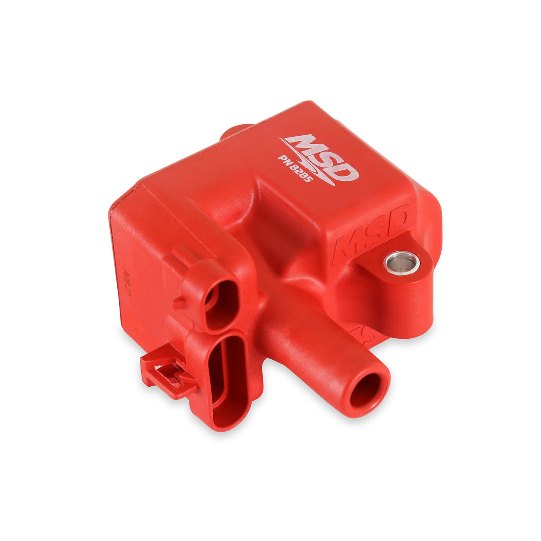 MSD Ignition Coil - Pro Power Series - GM LS1/LS6 Engines - Red - 8-Pack | SKU 82858