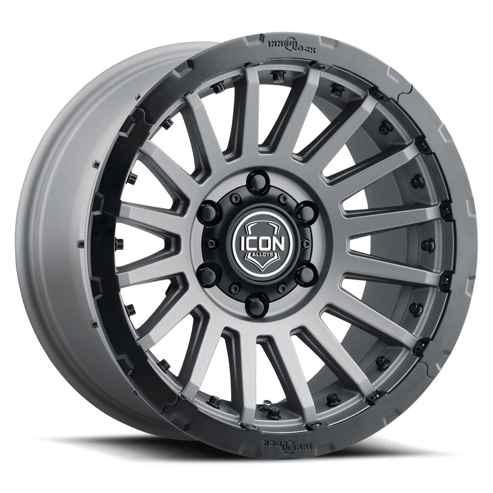 ICON Alloys Recon Pro Charcoal 18x9 6x5.5 25mm Offset 6" BS (23618909060CH)