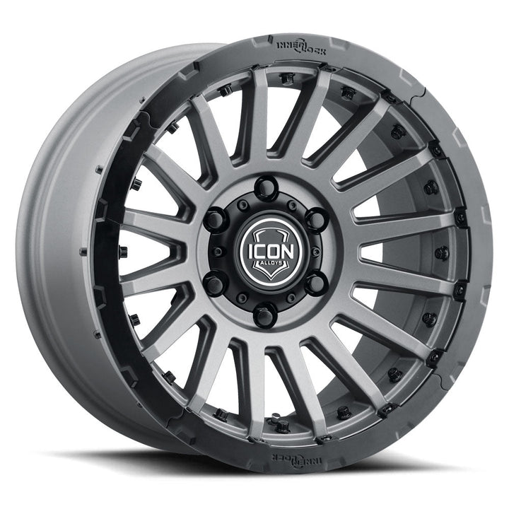 ICON Alloys Recon Pro Charcoal 17x8.5 6x5.5 25mm Offset 5.75" BS (23617859057CH)
