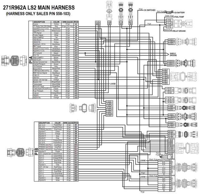 HP EFI ECU & Harness Kits | SKU 550-607N