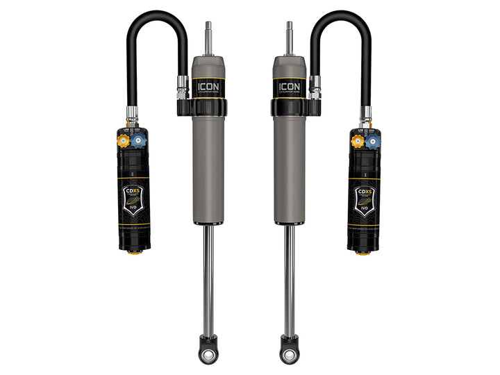 ICON 2024-2026 Toyota Tacoma 0-1" Lift Rear VS 2.5 Aluminum Shocks Remote Res w/CDXS Pair