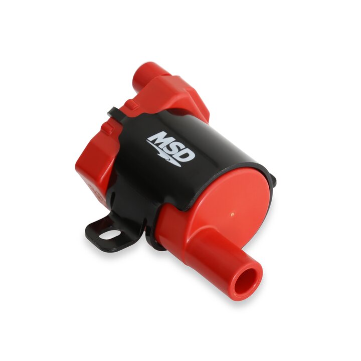 MSD Ignition Coil - GM LS Blaster Series - L-Series Truck Engine - Red - 8-Pack | SKU 82638