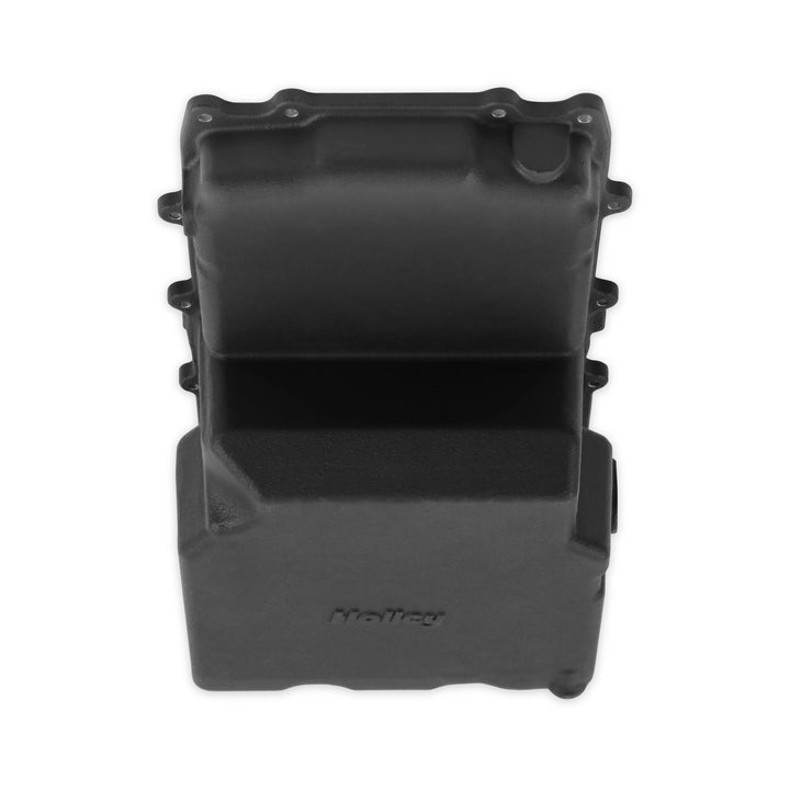 Holley Cast Aluminum Rear Sump Oil Pan - Ford Coyote Swap - Black | SKU 302-90BK