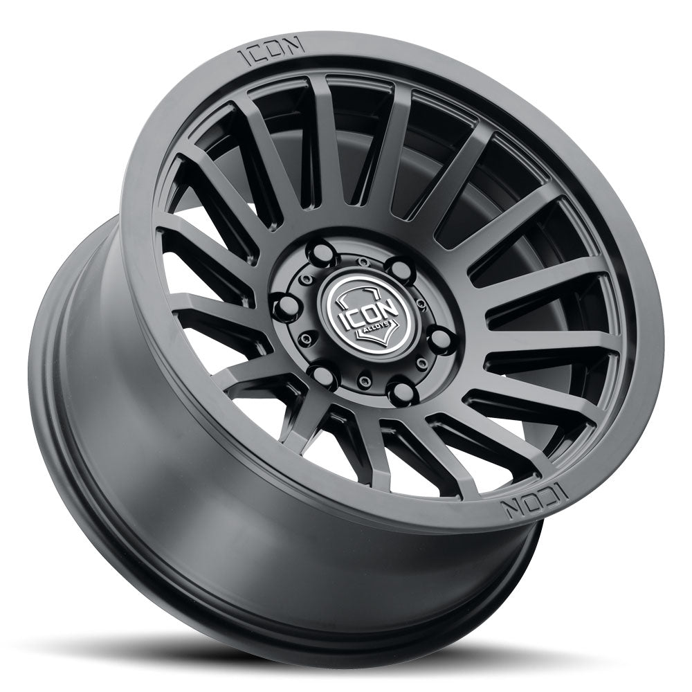 ICON Alloys Recon SLX Satin Black 18x9 6x5.5 25mm Offset 6" BS (3618909060SB)