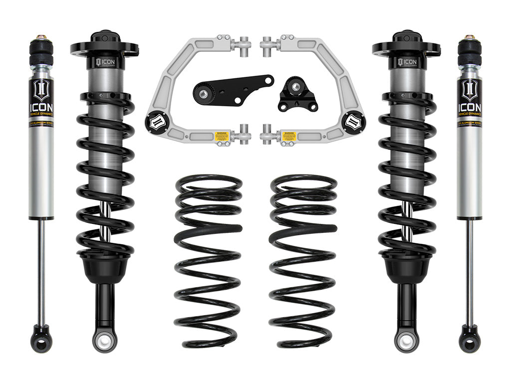 ICON 2025-2026 Toyota 4Runner 4WD Hybrid 1.75-3" Lift Stage 2 2.5 Suspension System Billet