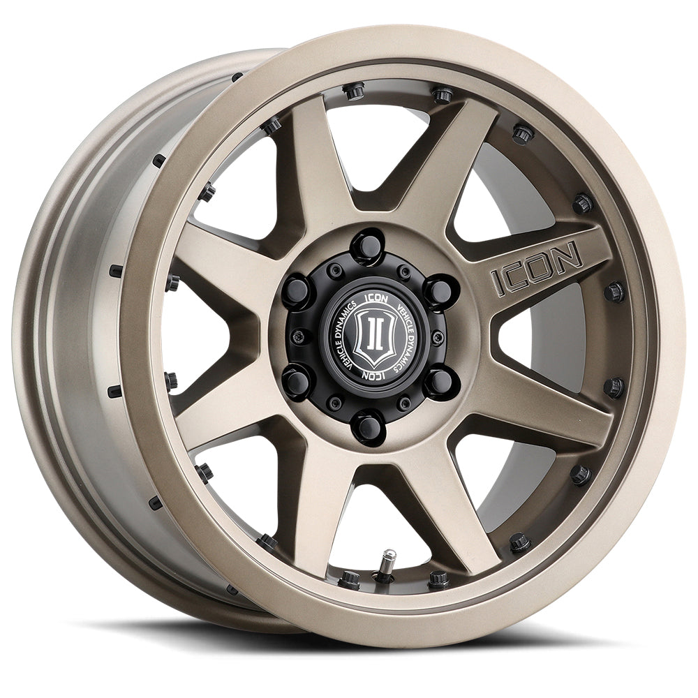 ICON Alloys Rebound Pro Bronze 17x8.5 5x4.5 0mm Offset 4.75" BS (21817856547BR)