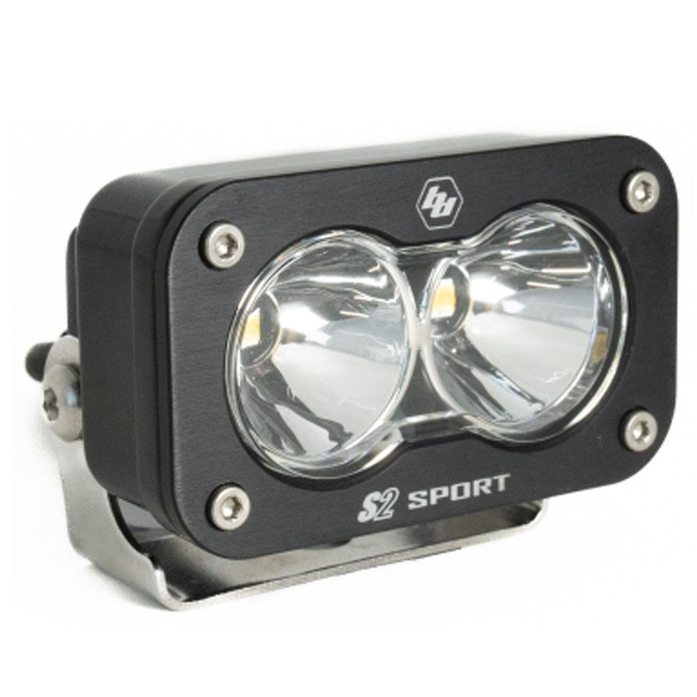 LED Work Light Clear Lens Spot Pattern Each S2 Sport Baja Designs 540001