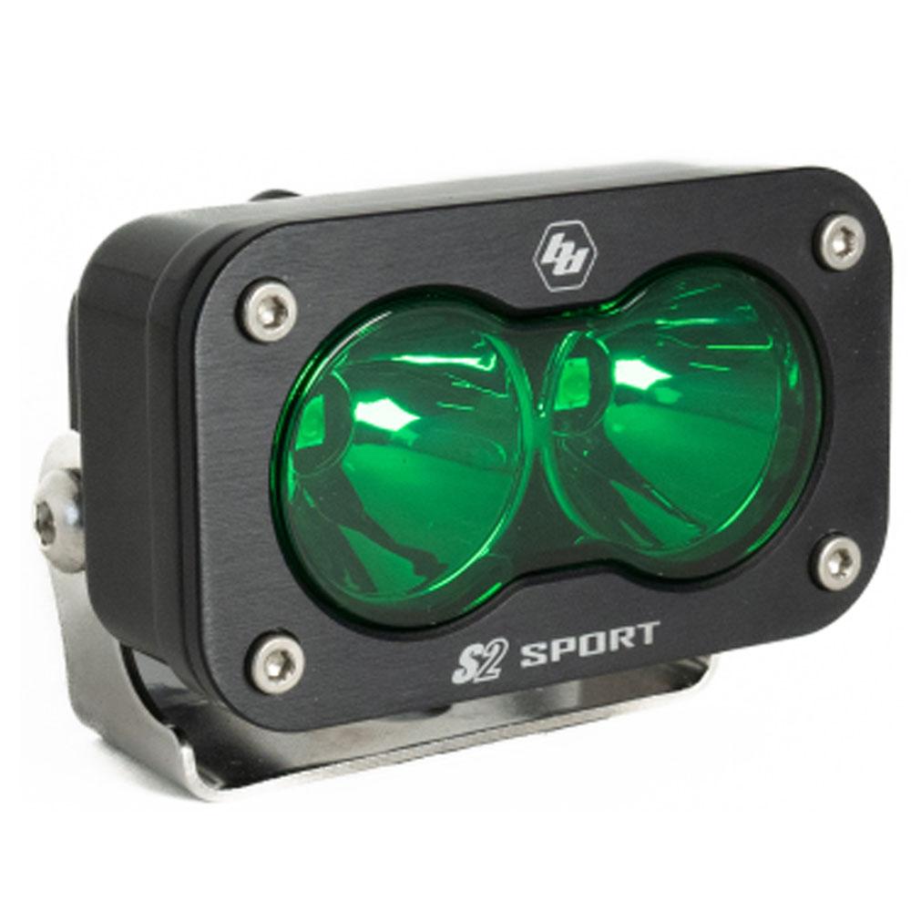 LED Work Light Green Lens Spot Pattern S2 Sport Baja Designs 540001GR