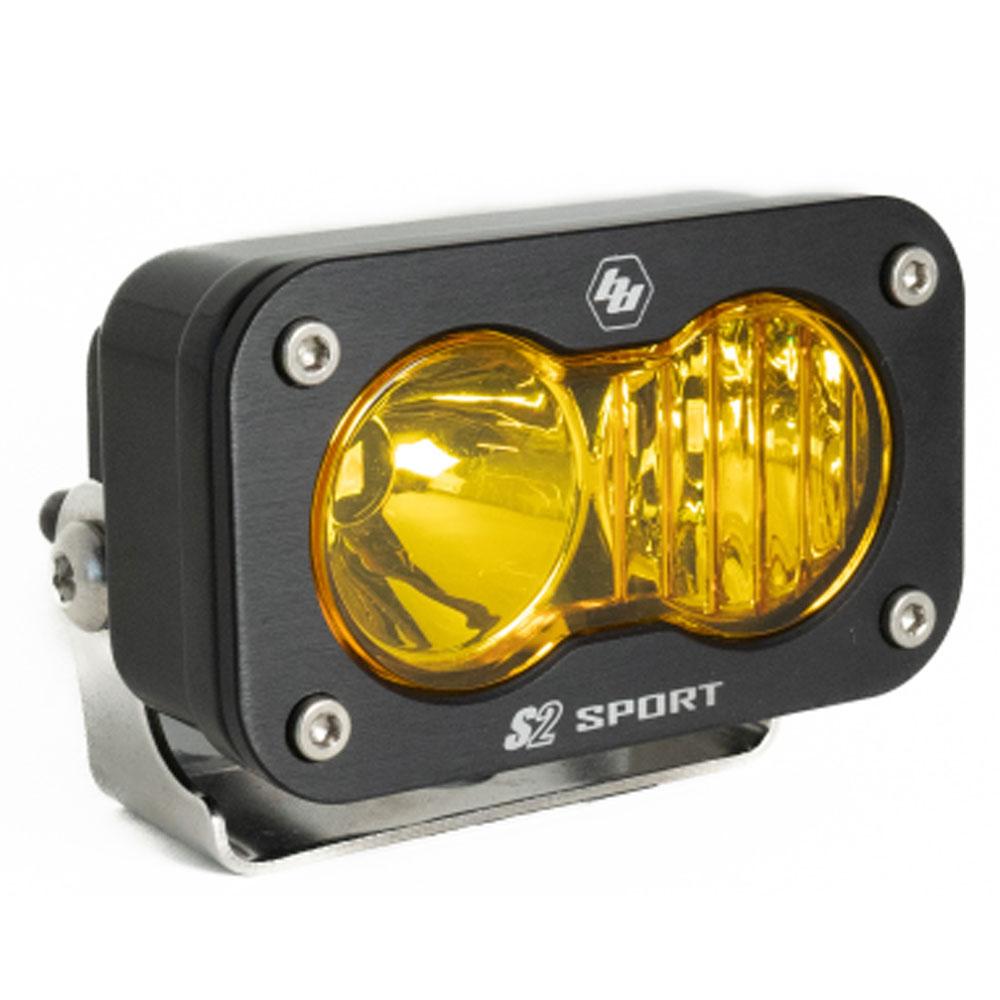 LED Work Light Baja Amber Lens Driving Combo Pattern Each S2 Sport 540013