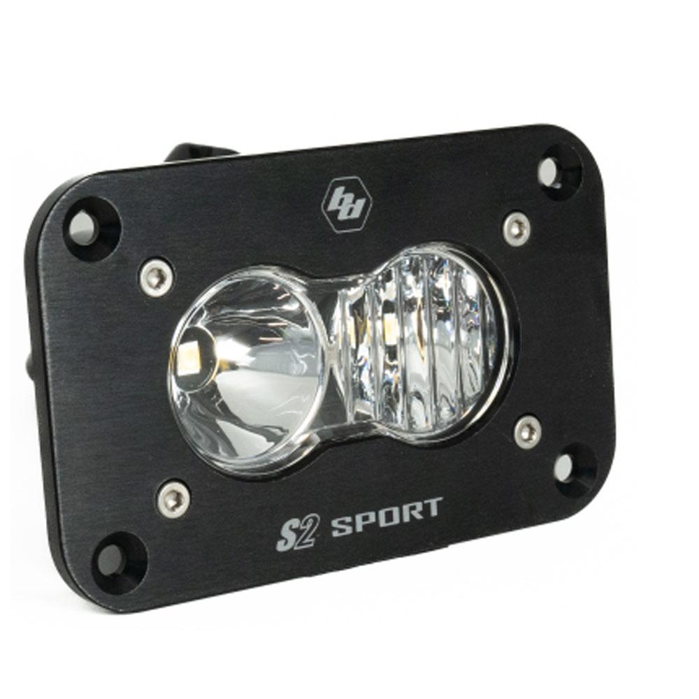 LED Work Light Clear Lens Driving Combo Pattern Flush Mount Each S2 Sport 541003