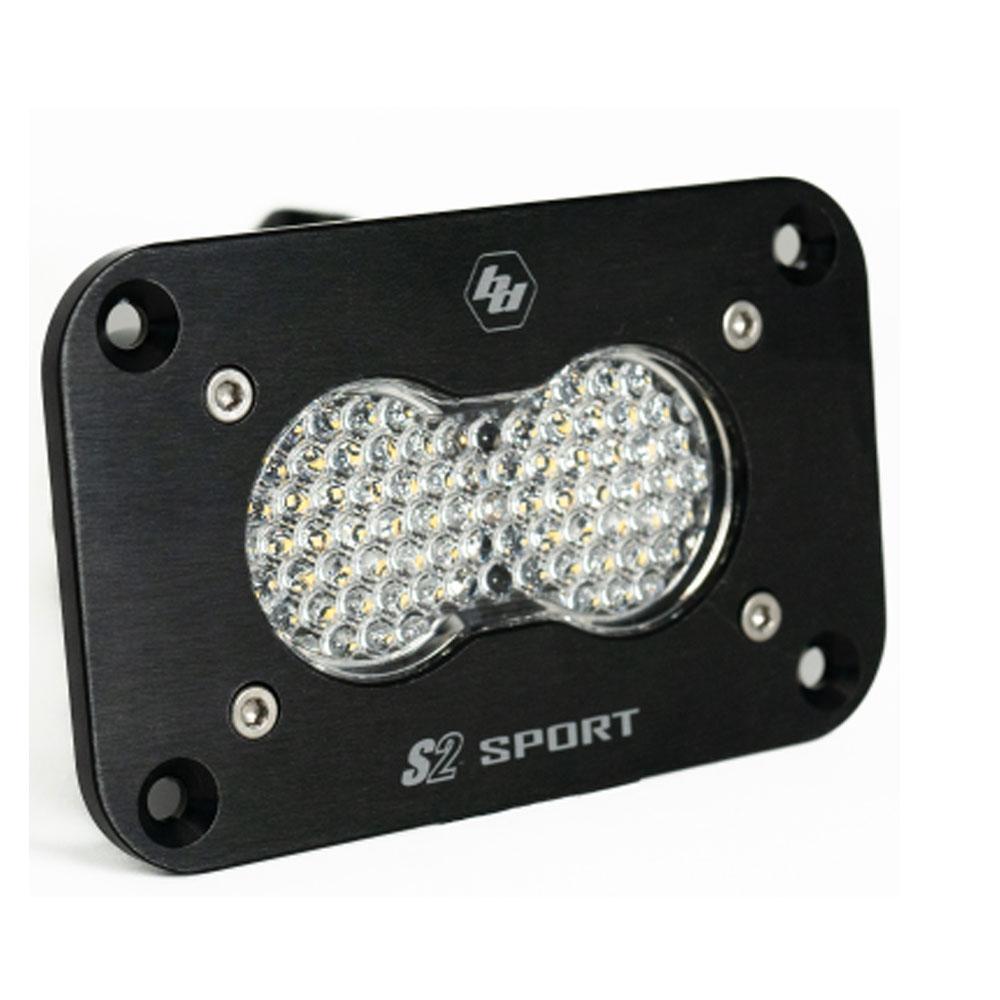 LED Work Light Clear Lens Work/Scene Pattern Flush Mount Each S2 Sport 541006