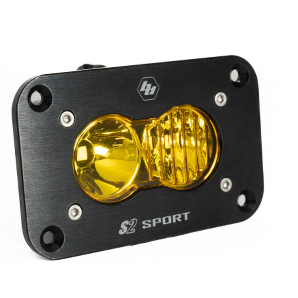S2 Sport LED Driving/Combo Baja Amber Flush Mount Baja Designs 541013