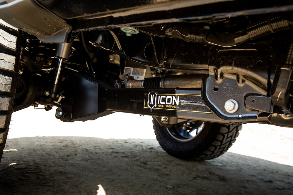 ICON 2023-2026 Ford F-250/350 Super Duty 4WD Gas 2.5" Lift Stage 4 Suspension w/Radius Arms & Expansion Packs
