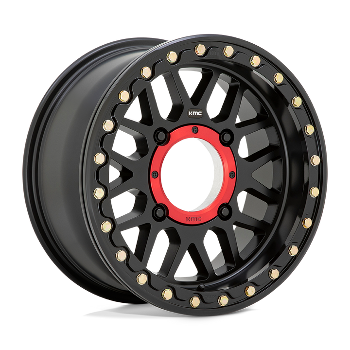 KMC KS235 Grenade UTV Beadlock Wheel - Satin Black