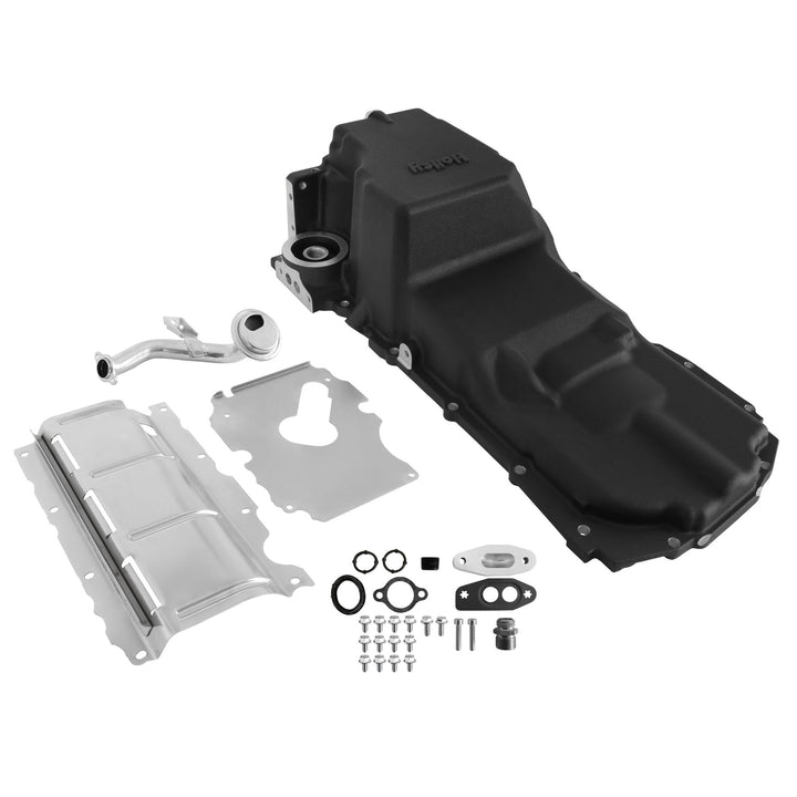 Holley GM LT Swap Oil Pan - 4WD / Truck / Off-Road - Black | SKU 302-24BK