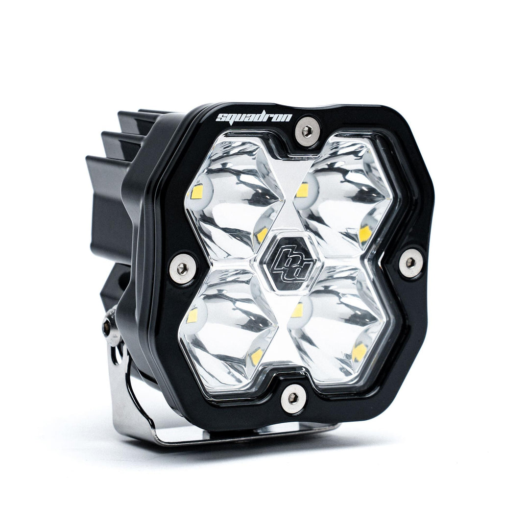 Squadron 2.0 Sport Black LED Auxiliary Light Pod Universal Clear Spot 55-0001-2