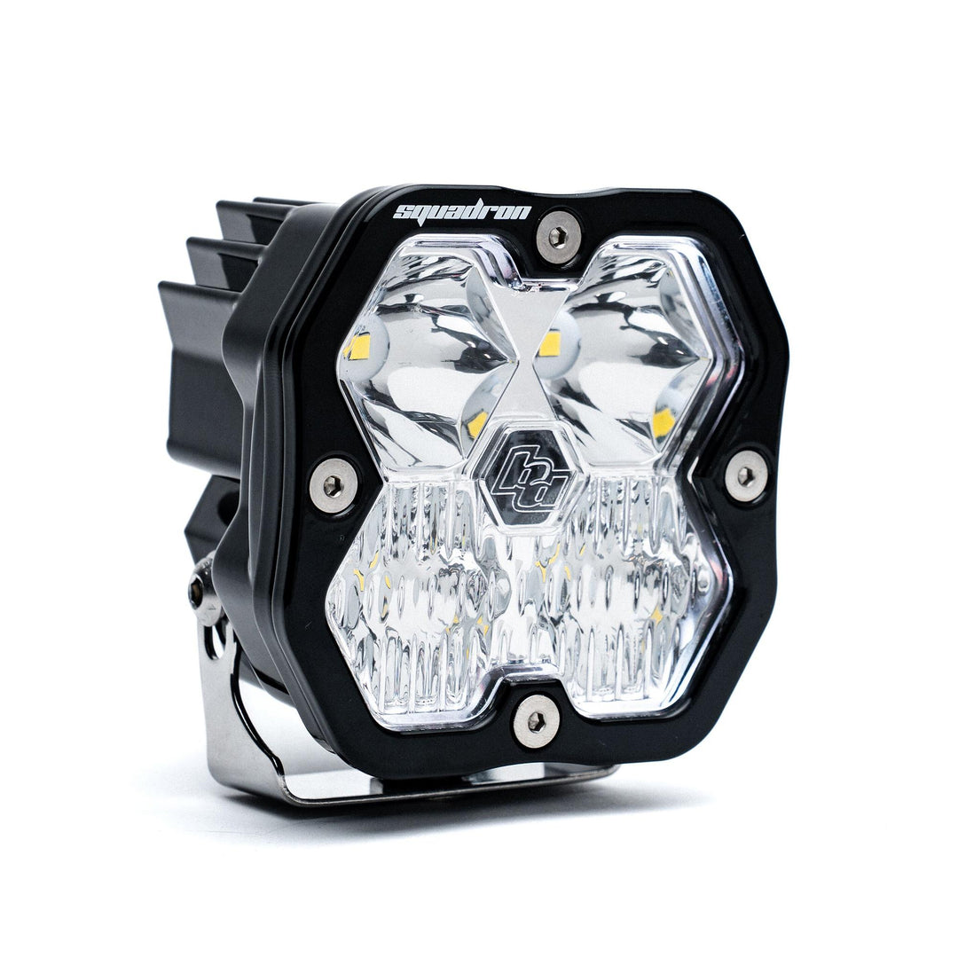 Squadron 2.0 Sport Black LED Auxiliary Light Pod Universal Clear Driving/Combo 55-0003-2