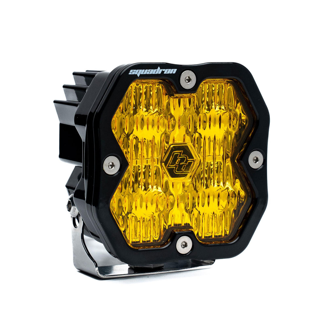 Squadron 2.0 Sport Black LED Auxiliary Light Pod Universal Baja Amber Wide Cornering 55-0015-2
