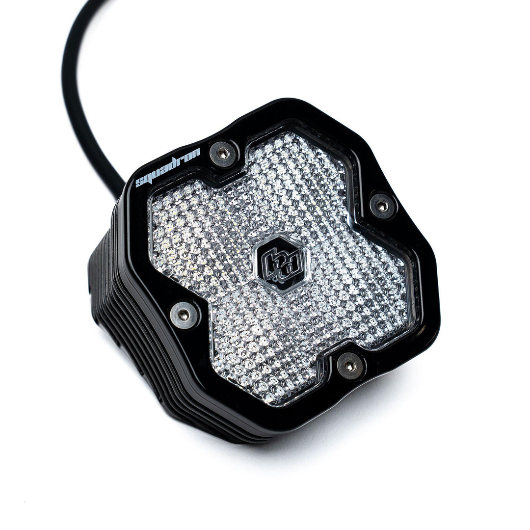 Squadron 2.0 Sport Black Angled Flush Mount LED Auxiliary Light Pod Universal Work/Scene 55-2006-2