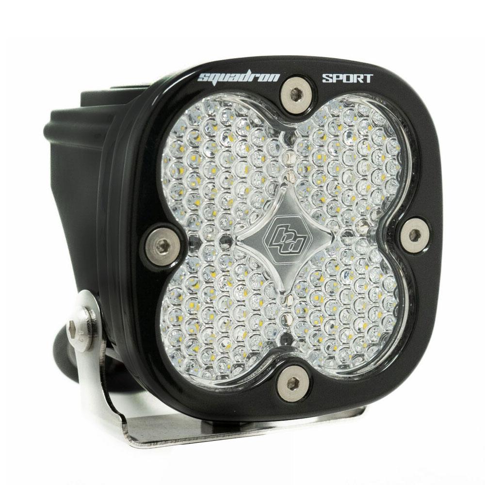 LED Light Pod Work/Scene Pattern Clear Black Squadron Sport Baja Designs 550006